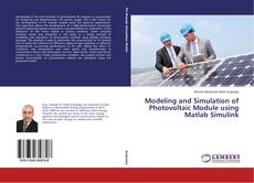 Capa do livro de Modeling and Simulation of Photovoltaic Module using Matlab Simulink 