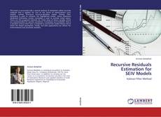 Buchcover von Recursive Residuals Estimation for  SEIV Models