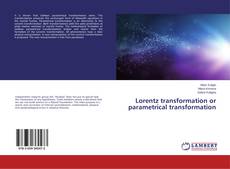 Capa do livro de Lorentz transformation or parametrical transformation 