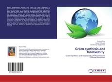 Обложка Green synthesis and biodiversity