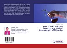 Обложка First & New UV-Visible Spectroscopic Method Development of Rilpivirine
