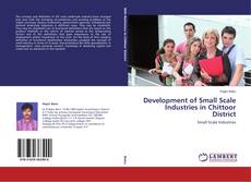 Buchcover von Development of Small Scale Industries in Chittoor District