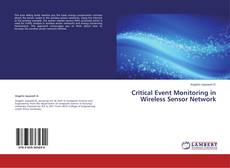 Capa do livro de Critical Event Monitoring in Wireless Sensor Network 