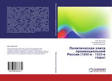 Bookcover of Политическая элита провинциальной России (1890-е - 1920-е годы)
