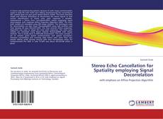 Bookcover of Stereo Echo Cancellation for Spatiality employing Signal Decorrelation