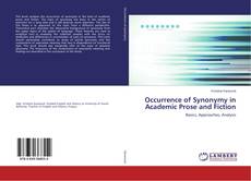 Portada del libro de Occurrence of Synonymy in Academic Prose and Fiction