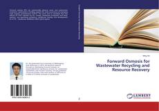 Copertina di Forward Osmosis for Wastewater Recycling and Resource Recovery