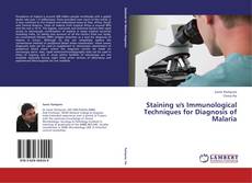 Capa do livro de Staining v/s Immunological Techniques for Diagnosis of Malaria 