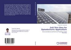 Buchcover von ZnO Thin Films for Optoelectronic Applications