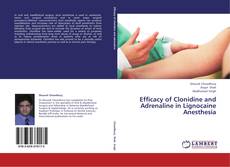 Buchcover von Efficacy of Clonidine and Adrenaline in Lignocaine Anesthesia