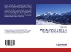Portada del libro de Stability Analysis in Lentil in Manipur Valley Condition