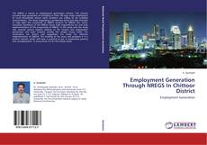 Buchcover von Employment Generation Through NREGS In Chittoor District