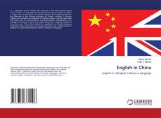 Buchcover von English in China