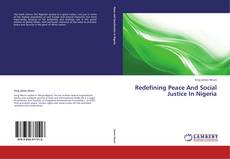 Couverture de Redefining Peace And Social Justice In Nigeria
