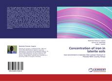 Copertina di Concentration of iron in laterite soils
