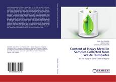Portada del libro de Content of Heavy Metal in Samples Collected from Waste Dumpsites