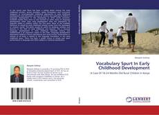 Copertina di Vocabulary Spurt In Early Childhood Development
