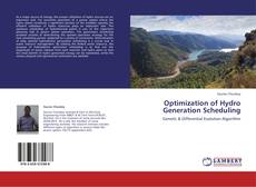 Copertina di Optimization of Hydro Generation Scheduling