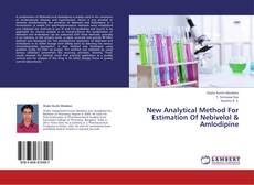 Copertina di New Analytical Method For Estimation Of Nebivelol & Amlodipine