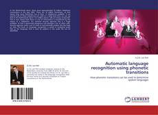 Buchcover von Automatic language recognition using phonetic transitions