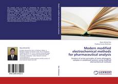Buchcover von Modern modified electrochemical methods for pharmaceutical analysis