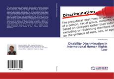Buchcover von Disability Discrimination in International Human Rights Law