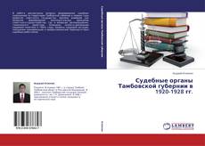 Buchcover von Судебные органы Тамбовской губернии в 1920-1928 гг.