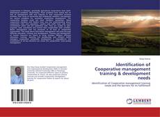 Capa do livro de Identification of Cooperative management training & development needs 