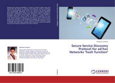 Buchcover von Secure Service Discovery Protocol for ad-hoc Networks "hash function"