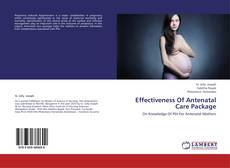 Buchcover von Effectiveness Of Antenatal Care Package