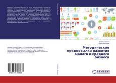 Buchcover von Методические предпосылки развития малого и среднего бизнеса