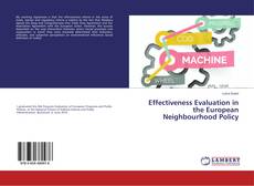 Capa do livro de Effectiveness Evaluation in the European Neighbourhood Policy 