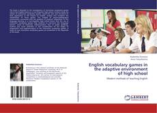 Capa do livro de English vocabulary games in the adaptive environment of high school 