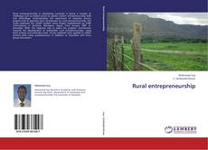 Buchcover von Rural entrepreneurship