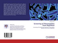 Couverture de Screening of Thermophiles from Rajasthan