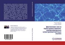 Couverture de фотонное эхо в пространственно-неоднородных электромагнитных полях