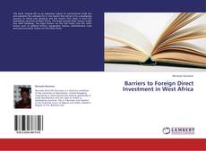 Portada del libro de Barriers to Foreign Direct Investment in West Africa