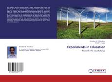 Bookcover of Experiments in Education