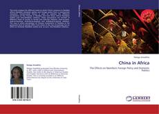 Bookcover of China in Africa