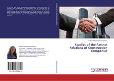 Capa do livro de Studies of the Partner Relations of Construction Companies 