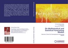 Buchcover von On Mathematical and Statistical Forecasting Models