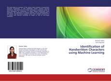 Couverture de Identification of Handwritten Characters using Machine Learning