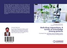 Buchcover von Herb-drug interactions: A survey of knowledge among patients