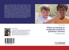 Capa do livro de Effect of missing or malposed canine on posterior attrition 