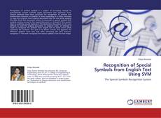 Buchcover von Recognition of Special Symbols from English Text Using SVM