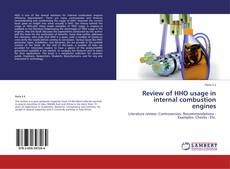 Buchcover von Review of HHO usage in internal combustion engines