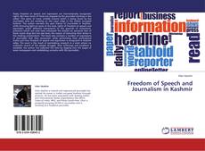 Buchcover von Freedom of Speech and Journalism in Kashmir