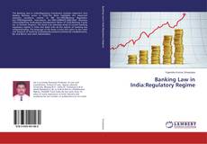 Couverture de Banking Law in India:Regulatory Regime