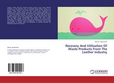 Copertina di Recovery And Utilisation Of Waste Products From The Leather Industry
