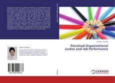 Capa do livro de Perceived Organizational Justice and Job Performance 
